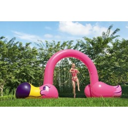 Bestway vandens užuolaida 340 x 193 pripučiamas flamingas