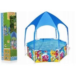 Karkasinis baseinas su stogeliu 183x51cm