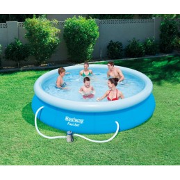 Išsiplečiantis sodo baseinas 366 x 76 cm 9-in-1 komplektas