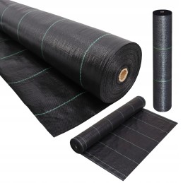 Tvirtas audinys, apsaugantis nuo piktžolių, išaugęs, 1 6 m x 50 m