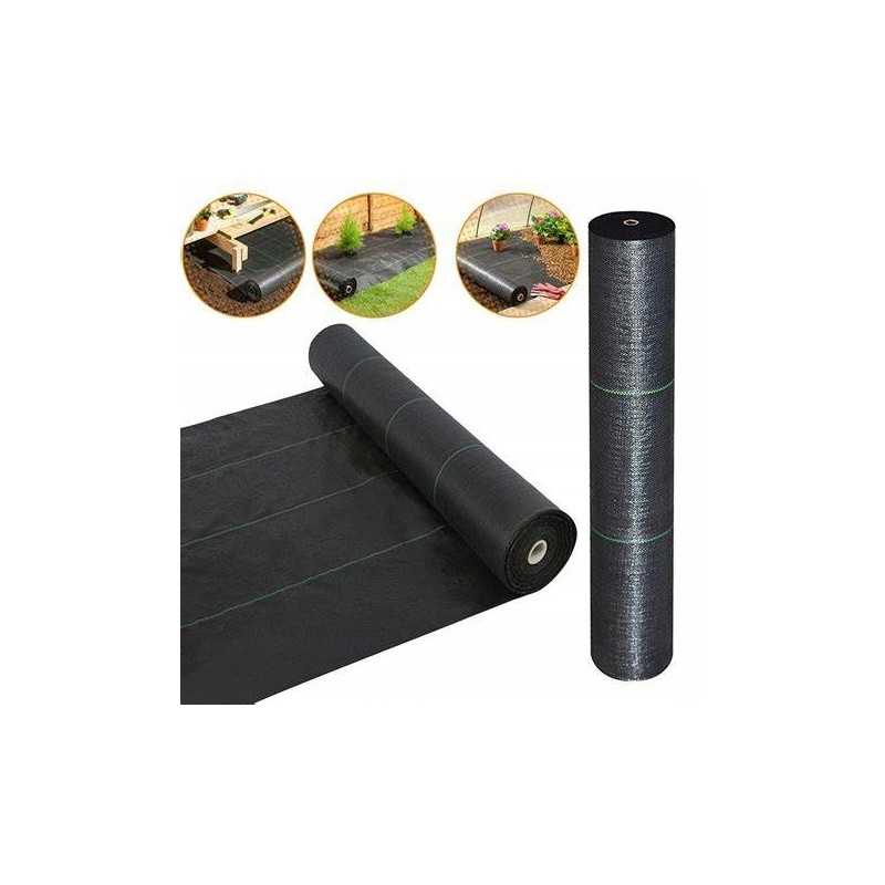 Tvirtas audinys, apsaugantis nuo piktžolių, išaugęs, 1 6 m x 50 m