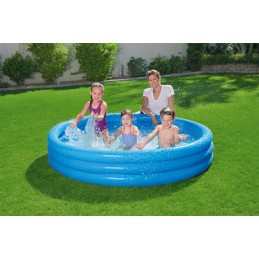 Sodo baseinas vaikams, pripučiamas irklavimo baseinas, mėlynas