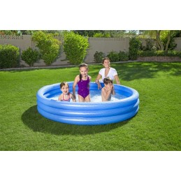 Sodo baseinas vaikams, pripučiamas irklavimo baseinas, mėlynas