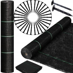 Agrowwoven audinio kirpimas juodas 70g 1 1x100m