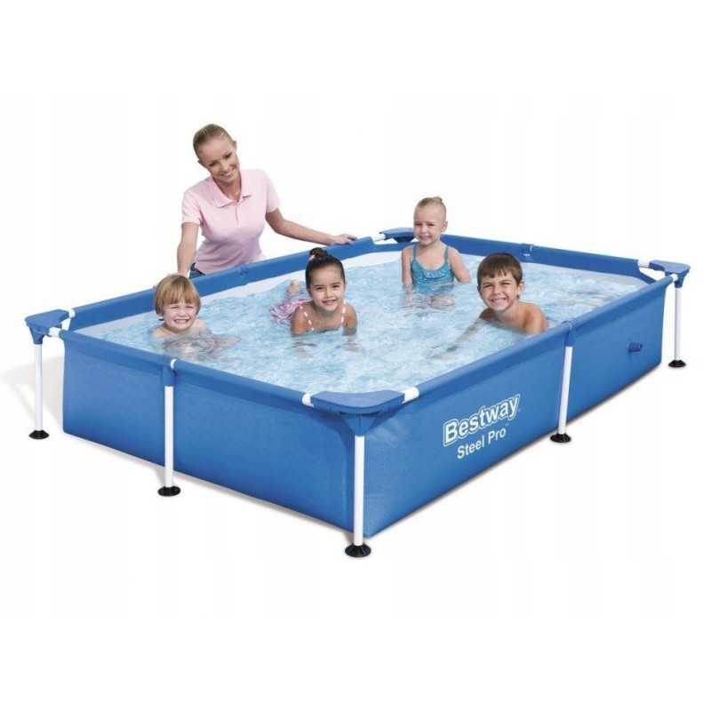 Bestway stačiakampio rėmo baseinas 221x150 cm