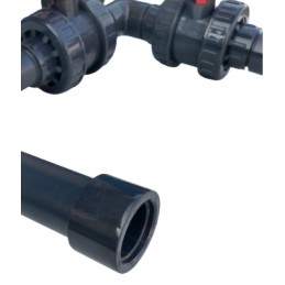 Aplenkiamasis aplinkkelis Hewalex 5 4 kW baseino šilumos siurbliui, klijuotas aplinkkelis