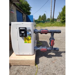 Aplenkiamasis aplinkkelis baseino šilumos siurbliui Hewalex 7 6 kW ir klijuotas aplinkkelis