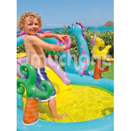 Pripučiamų dinozaurų žaidimų aikštelės priedai intex 57135