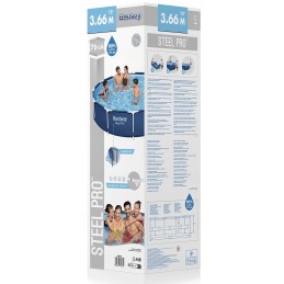 Rāmis dārza baseins 366x76 bestway 56706 8in1
