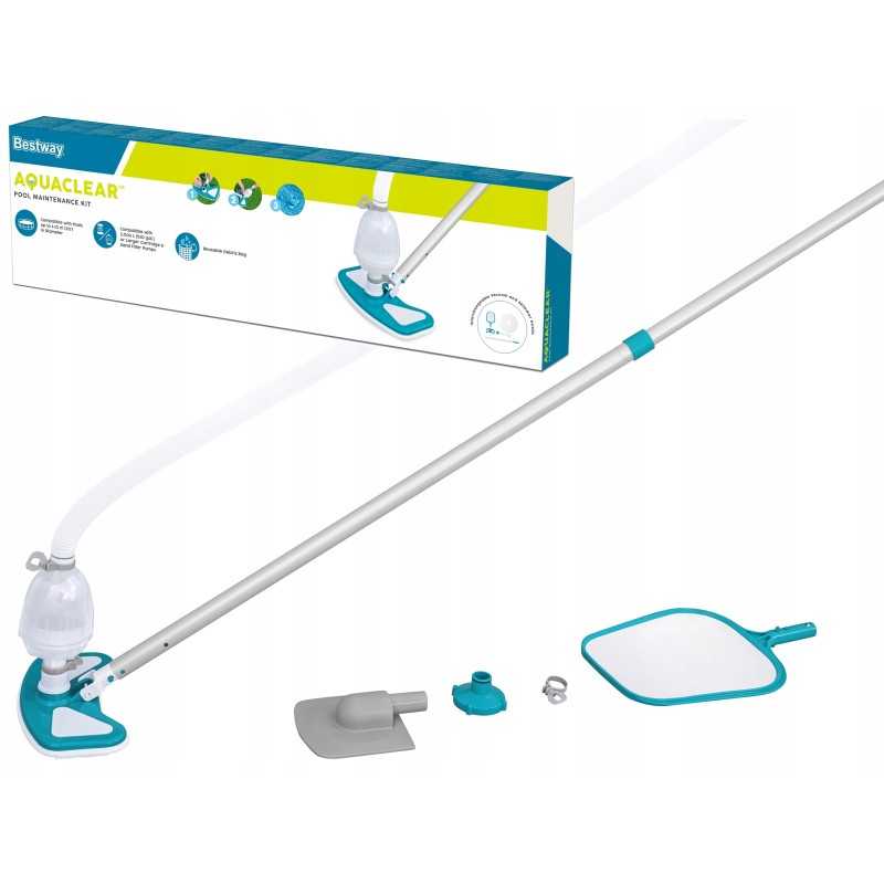 Baseino dulkių siurblys baseino valymui, bestway valymo rinkinys