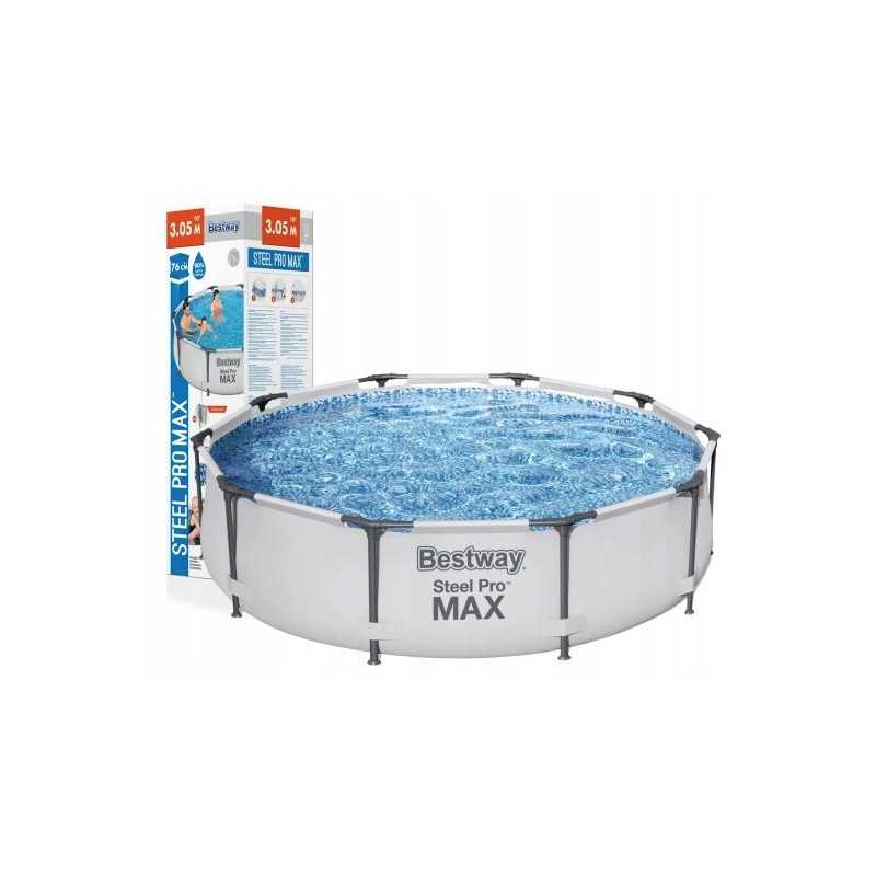 Baseinas stelaz bestway 56406 plieno pro max 305x76cm