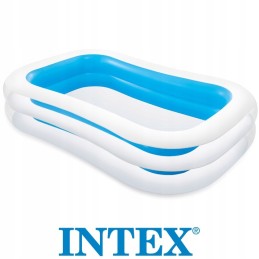 Stačiakampis pripučiamas baseinas 262 x 175 x 56 cm intex 56483