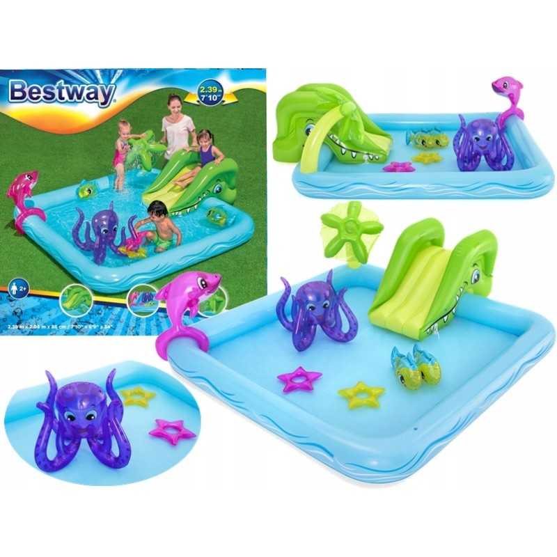 Vandens žaidimų aikštelės baseino čiuožykla bestway 53052