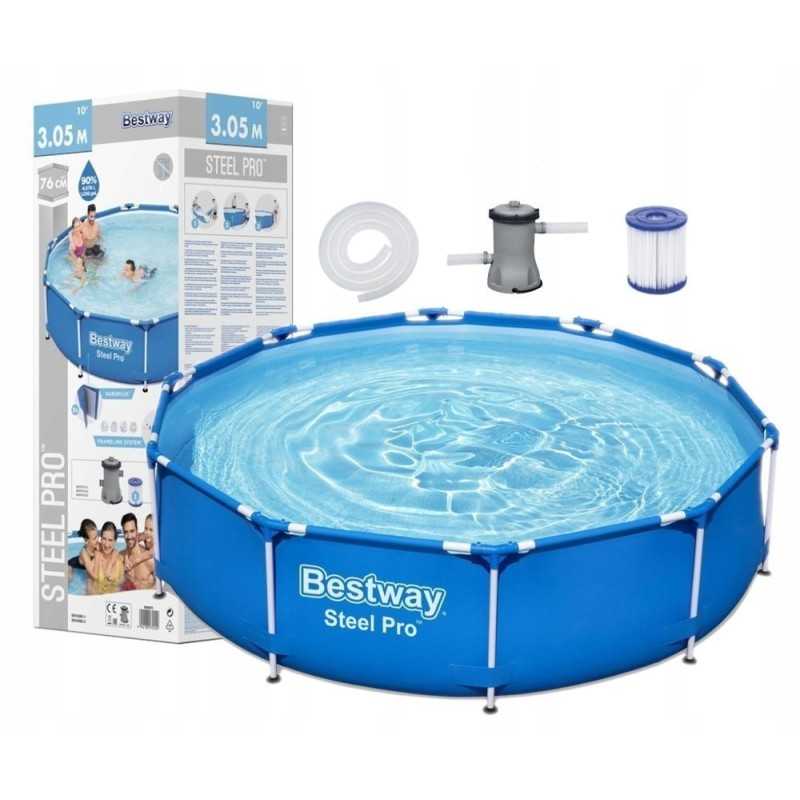 Plieninis sodo baseinas 305 cm x 76 cm bestway 56679