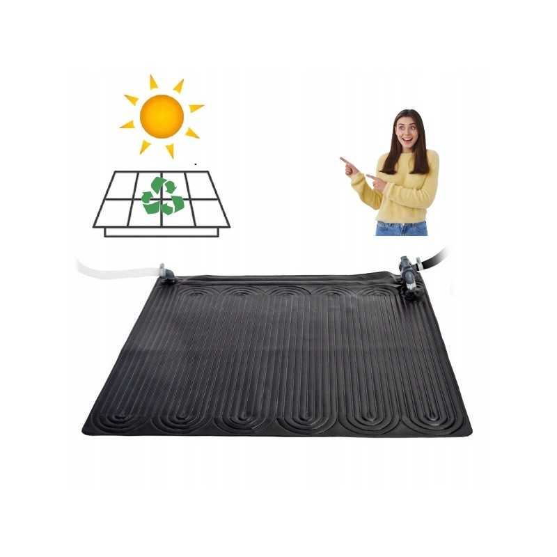 Saulės kilimėlis, baseino vandens šildytuvas, eko šildytuvas