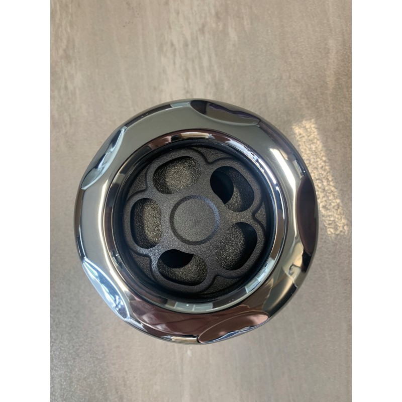 Ūdens un gaisa masāžas uzgalis 128 mm spin inox vanna