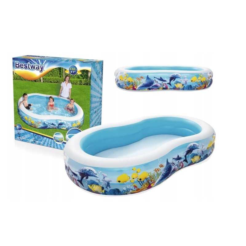 Bestway 54118 pripučiamas baseinas 157cm x 262cm