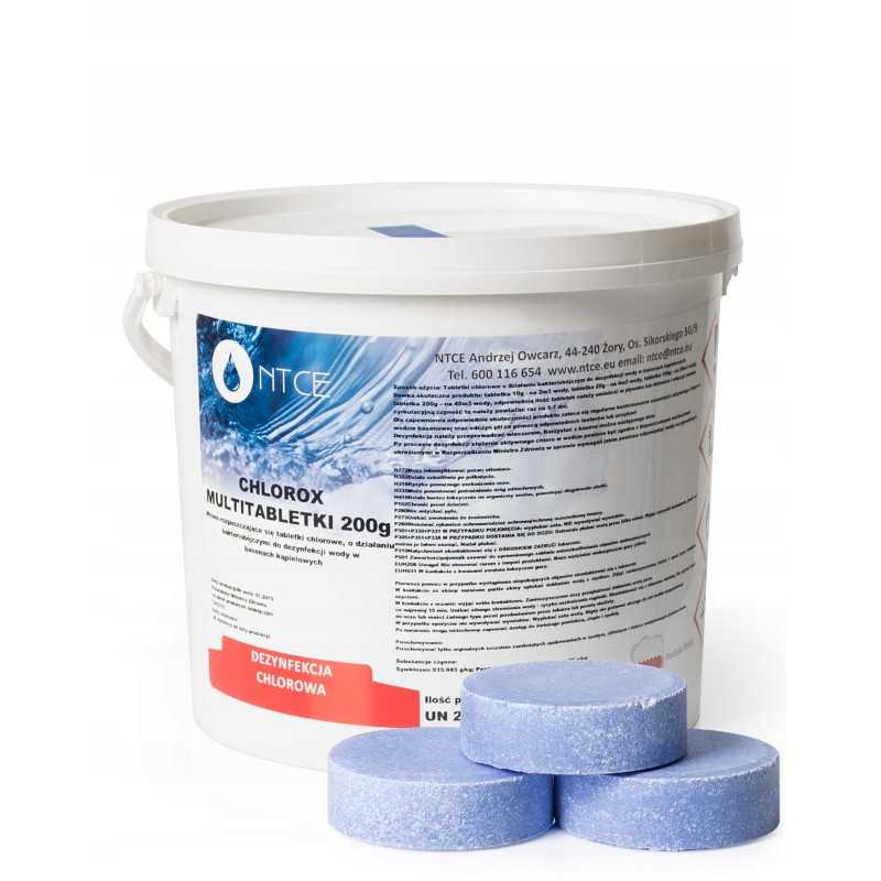 Chlor blue multichloro tabletės 200g ntce 5kg