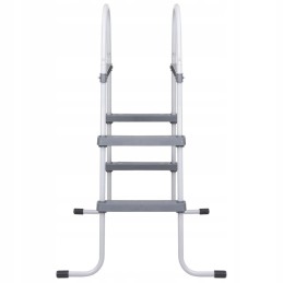 Pilkos baseino kopėčios, 84 cm, plieninės