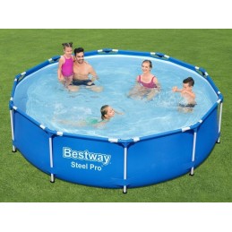 Plieninis sodo baseinas 305 cm x 76 cm bestway 56679 puikiai tinka vasarai