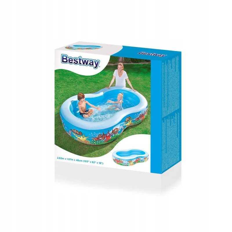 Bestway 54118 pripučiamas baseinas 544 litrai