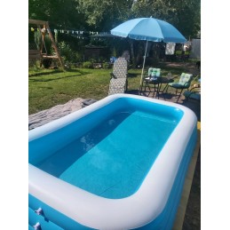 Didelis bestway šeimos pripučiamas baseinas 305x183x56 cm