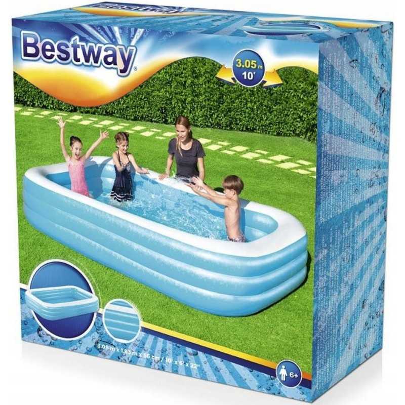 Šeimos pripučiamas baseinas 305x183x56 bestway 54009