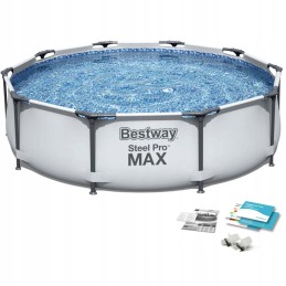 Sodo baseinas, rėmas, 305 x 76 cm, 4-in-1 komplektas