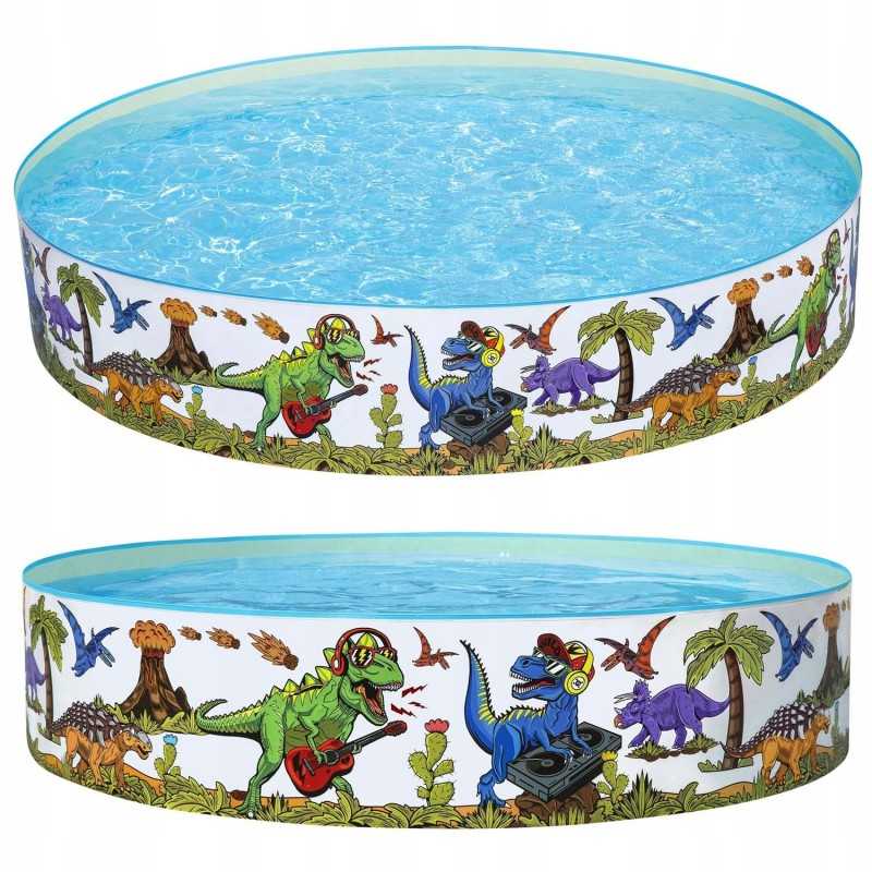 Sodo baseino dinozaurai 244x46cm bestway pilnas komplektas