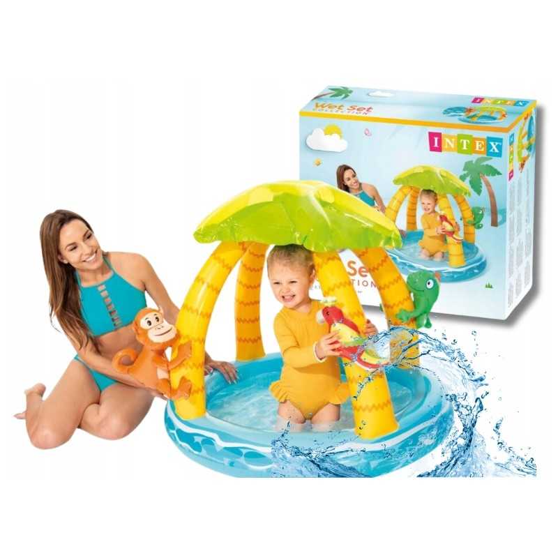 Tropical island intex pripučiamas baseinas vaikams yra puikus pasirinkimas!