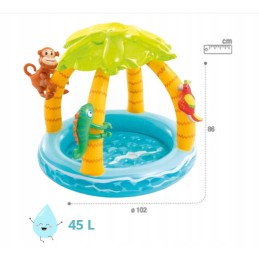 Tropical island intex pripučiamas baseinas vaikams yra puikus pasirinkimas!