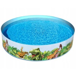 Dinozaurų išsiplėtimo baseinas 244x46 cm bestway 55001