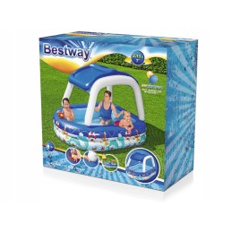 Bestway baseinas su stogu, vairu, irklavimo baseinas 54370