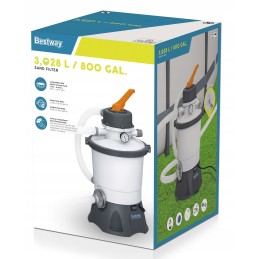 58515 smėlio filtro siurblys baseinams 3028l h bestway žarnų jungtys