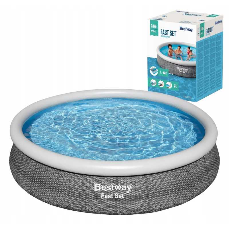 Išsiplečiantis sodo baseinas 366x76cm bestway 57443