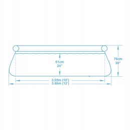 Išplečiamasis sodo baseinas 366 x 76 cm 9in1 bestway 5
