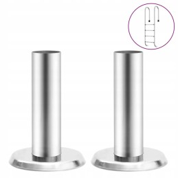 Baseino kopėčių turėklų laikikliai, 2 vnt., nerūdijančio plieno