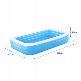 Pripučiamas baseinas vaikams 305 x 183 x 56 cm bestway 54009