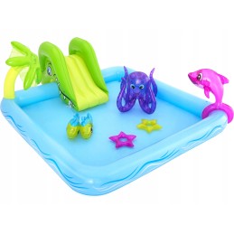 Bestway vandens žaidimų aikštelė, baseinas, čiuožykla, žvejyba