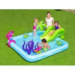 Bestway vandens žaidimų aikštelė, baseinas, čiuožykla, žvejyba