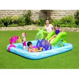 Bestway vandens žaidimų aikštelė, baseinas, čiuožykla, žvejyba