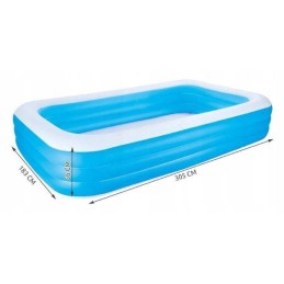 Stačiakampis šeimos pripučiamas baseinas 54009 bestway
