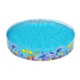 Bestway sodo išsiplėtimo baseinas su kamuoliuku 244cmx46cm vaikams PVC