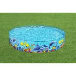 Bestway sodo išsiplėtimo baseinas su kamuoliuku 244cmx46cm vaikams PVC