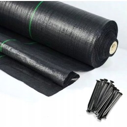 Agrotkanina agrotekstilė juoda 1,5x50m 70g/m² piktžolių mulčiavimo kilimėlis