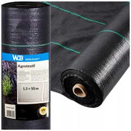 Agrotkanina agrotekstilė juoda 1,5x50m 70g/m² piktžolių mulčiavimo kilimėlis