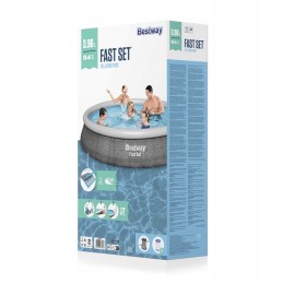Bestway išsiplėtimo baseinas su siurbliu 396x84cm 57376