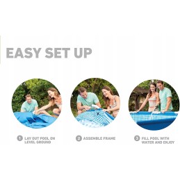Intex 28202 frame pool garden with pump 305x76