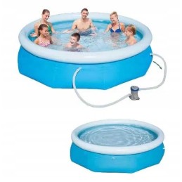 Bestway apvalus išsiplėtimo baseinas 305x76cm siurblys