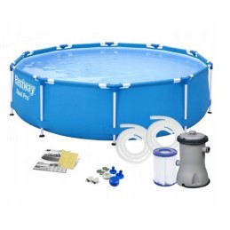 Bestway apvalaus rėmo baseinas 305x76cm 10in1